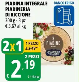 Tigros Piadina integrale piadineria di riccione -3 pz offerta