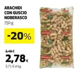 Coop Arachidi con guscio noberasco offerta