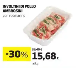 Coop Involtini di pollo ambrosini offerta