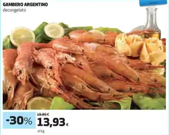 Coop Gambero argentino offerta