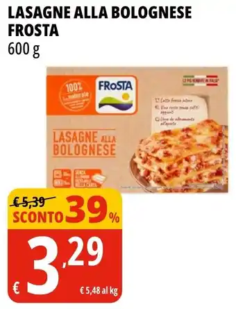 Tigros Lasagne alla bolognese frosta offerta