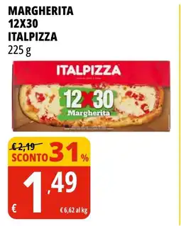 Tigros Margherita 12x30 italpizza offerta