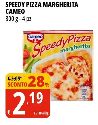 Tigros Speedy pizza margherita cameo -4 pz offerta