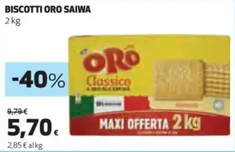 Coop Biscotti oro saiwa offerta