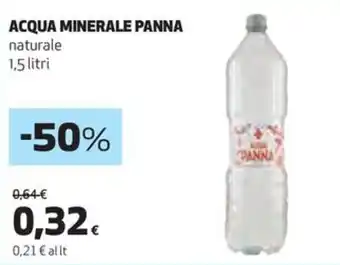 Coop ACQUA MINERALE PANNA naturale offerta