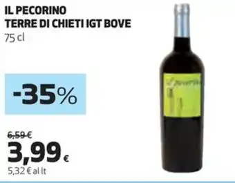 Coop Il pecorino terre di chieti igt bove offerta