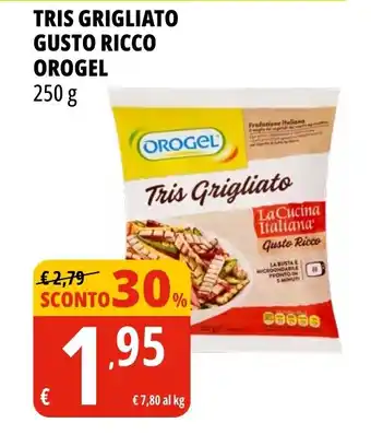 Tigros Tris grigliato gusto ricco orogel offerta