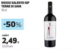 Coop Rosso salento igp terre di sava offerta