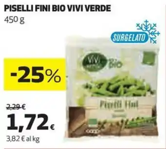 Coop Piselli fini bio VIVI VERDE offerta