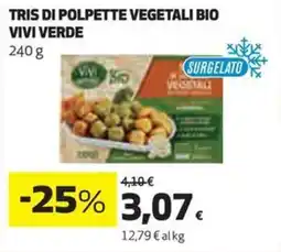 Coop Tris di polpette vegetali bio VIVI VERDE offerta