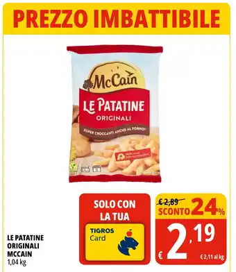 Tigros Le patatine originali mccain offerta