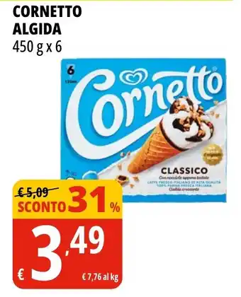 Tigros Cornetto algida offerta