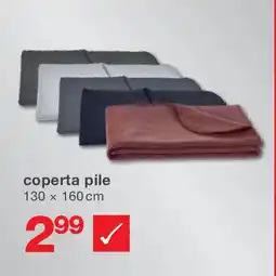 KiK coperta pile 130 x 160 cm offerta