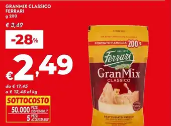 Bennet Granmix classico FERRARI offerta