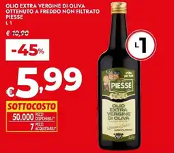 Bennet Olio extra vergine di oliva ottenuto a freddo non filtrato PIESSE offerta