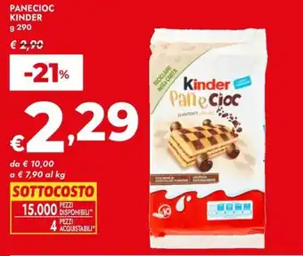 Bennet Panecioc KINDER offerta