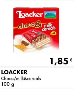 Iper Tosano LOACKER Choco/milk&cereals offerta