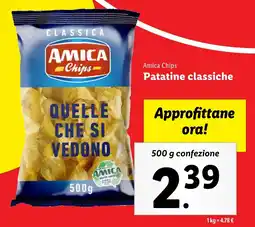 Lidl Amica Chips Patatine classiche offerta