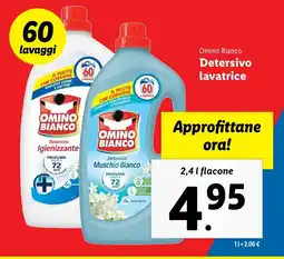 Lidl Omino Bianco Detersivo lavatrice offerta