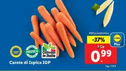 Lidl Carote di Ispica IGP offerta