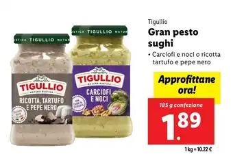 Lidl Tigullio Gran pesto sughi offerta