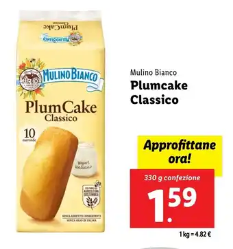 Lidl Mulino Bianco Plumcake Classico offerta