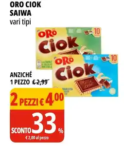 Tigros Oro ciok SAIWA offerta