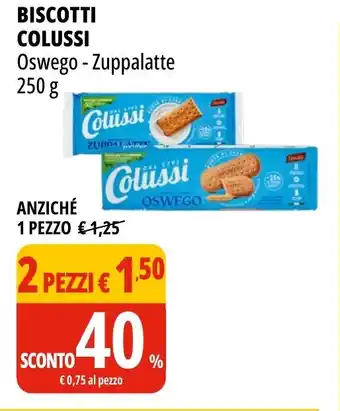 Tigros Biscotti COLUSSI offerta