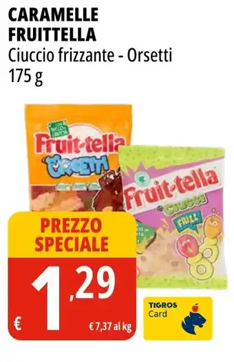 Tigros Caramelle FRUITTELLA offerta