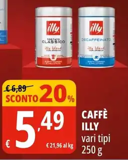 Tigros Caffè ILLY offerta