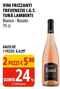 Tigros Vini frizzanti trevenezie i.g.t. TURÁ LAMBERTI offerta