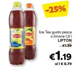 Unes Ice Tea gusto pesca o limone LIPTON offerta