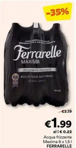 Unes Acqua frizzante Maxima FERRARELLE offerta