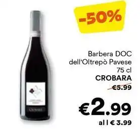 Unes Barbera DOC dell'Oltrepò Pavese CROBARA offerta