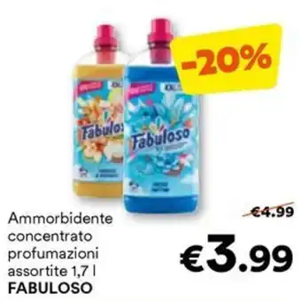 Unes Ammorbidente concentrato profumazioni assortite FABULOSO offerta