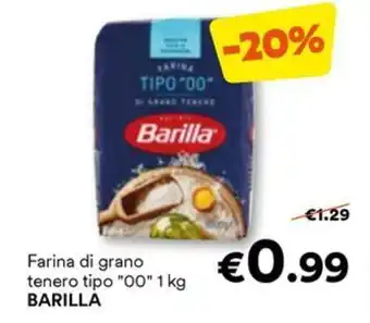 Unes Farina di grano tenero tipo "00" BARILLA offerta