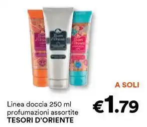 Unes Linea doccia profumazioni assortite TESORI D'ORIENTE offerta