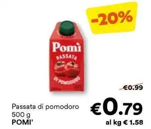 Unes Passata di pomodoro POMI' offerta