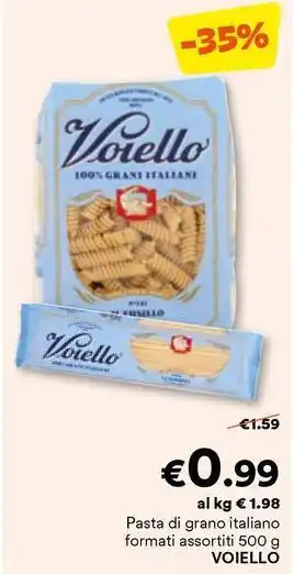 Unes Pasta di grano italiano formati assortiti VOIELLO offerta