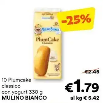 Unes 10 Plumcake classico con yogurt MULINO BIANCO offerta