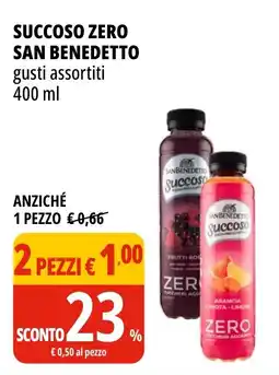 Tigros Succoso zero SAN BENEDETTO offerta