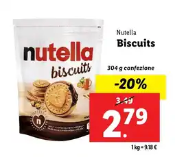 Lidl Nutella Biscuits offerta