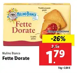 Lidl Mulino Bianco Fette Dorate offerta