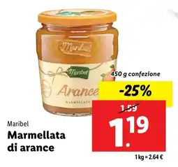 Lidl Maribel Marmellata di arance offerta