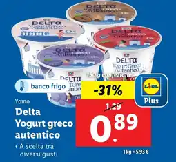 Lidl Yomo Delta Yogurt greco autentico offerta