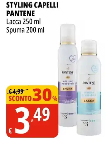 Tigros Styling capelli PANTENE offerta