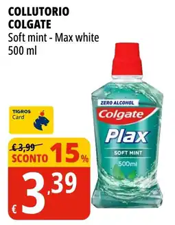 Tigros Collutorio COLGATE offerta