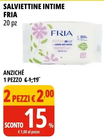 Tigros Salviettine intime FRIA offerta