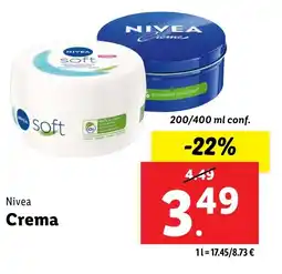 Lidl Nivea Crema offerta