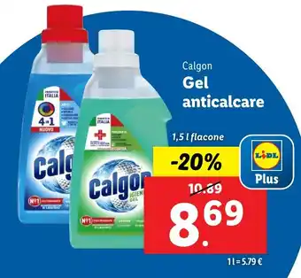 Lidl Calgon Gel anticalcare offerta